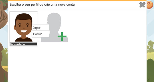 Jogo InFantasy - Escolher avatar